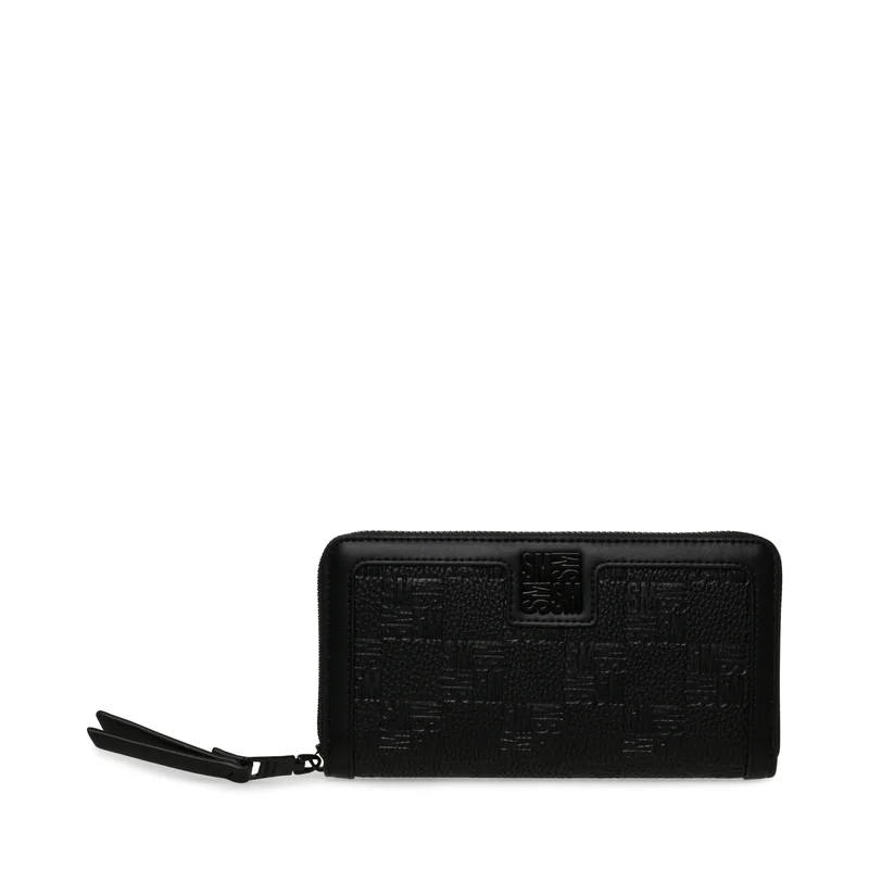 ستيف مادن Steve madden lythe black/black wallet women's wallets